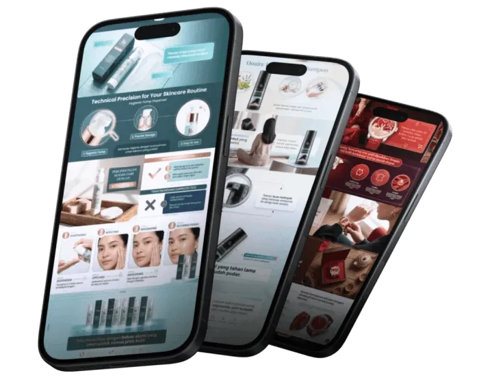 Professional PDP Design Mockups